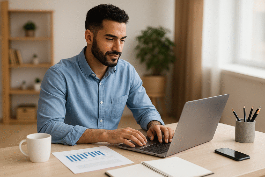 ENtrepreneur qui travaille