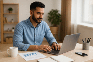 ENtrepreneur qui travaille