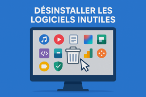 Desinstaller logiciels nettoyage numerique