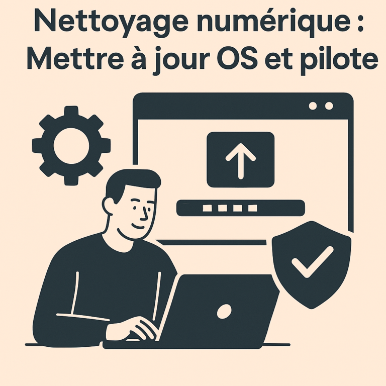 Nettoyage numerique - mettre a jour OS et Pilote